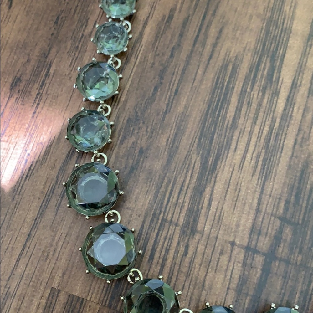 Ann Taylor Faceted crystal necklace - Picture 6 of 8